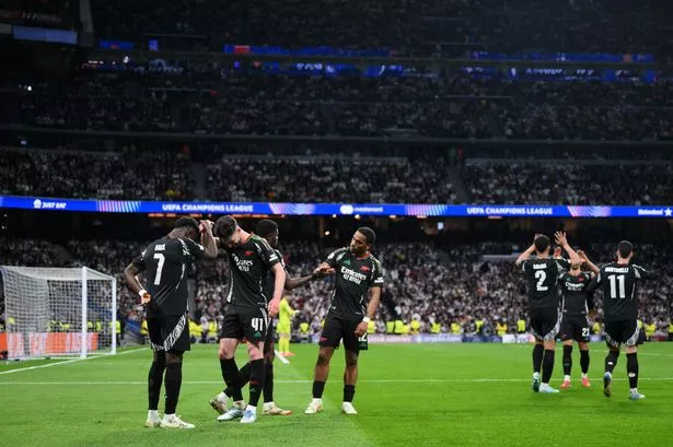 Arsenal knocked out Real Madrid in the Bernabeu