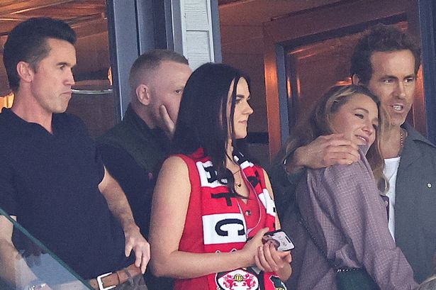 Ryan Reynolds, Rob McElhenney and Blake Lively were in attendance for Wrexham's big game vs Charlton