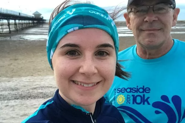 Grace Gillen and her dad Eamonn