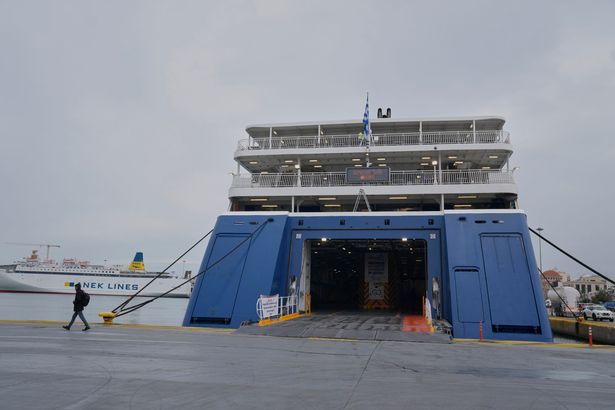 Ferries have also been docked in Greece today