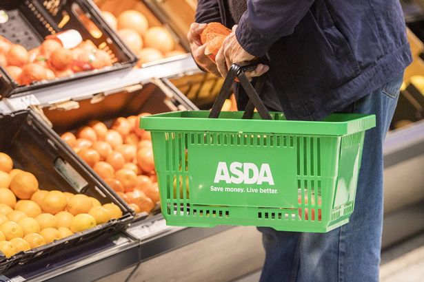 Person shopping in Asda