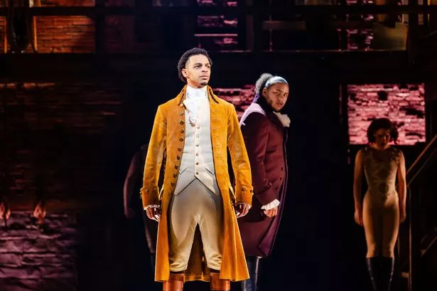Marley Fenton as Alexander Hamilton in Hamilton