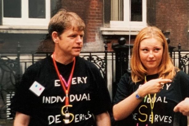 Richard Boddy with his daughter, Kate
