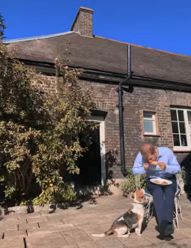 Harry and Meghan first lived together under the watchful eye of royal staff