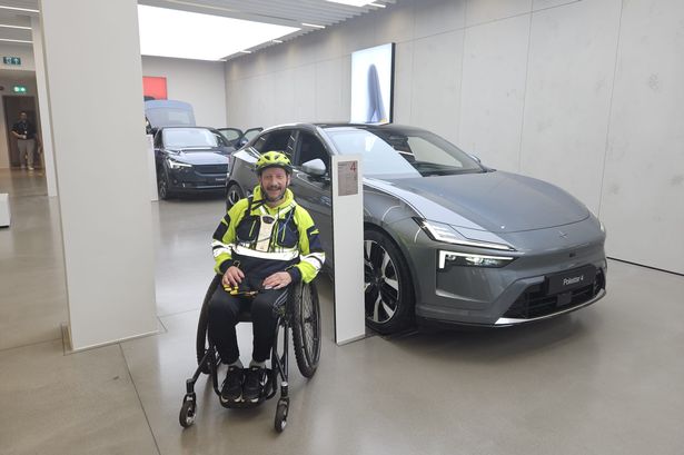Wheelchair user Andy Craddock is hoping to raise awareness and motivation in his 'hardest' challenge yet