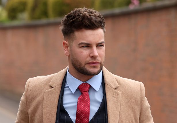 TV host Chris Hughes at Ladies Day at Aintree Racecourse in Liverpool,