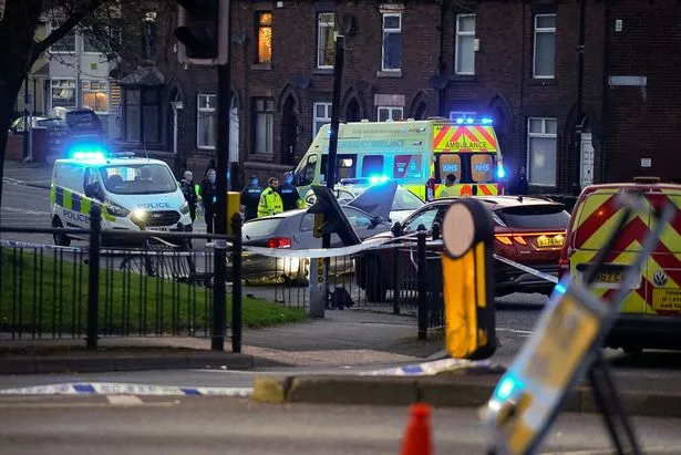 A huge scene was put in place following the dramatic collision