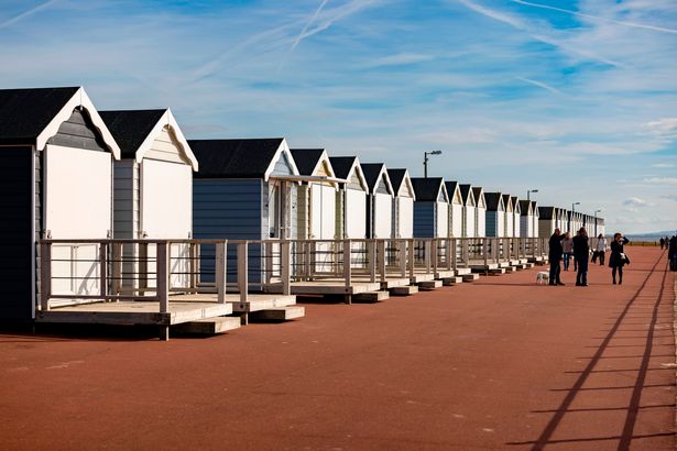 St Annes' famous beach huts