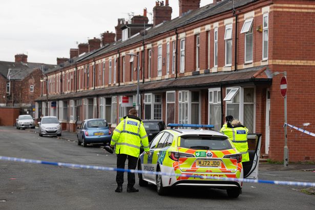 Police on Romney Street this morning