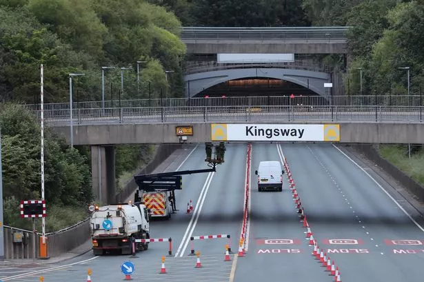 The Kingsway tunnel also known as the Wallasey Tunnel