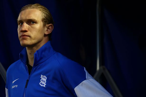 Christoph Klarer of Birmingham City waits in the tunnel