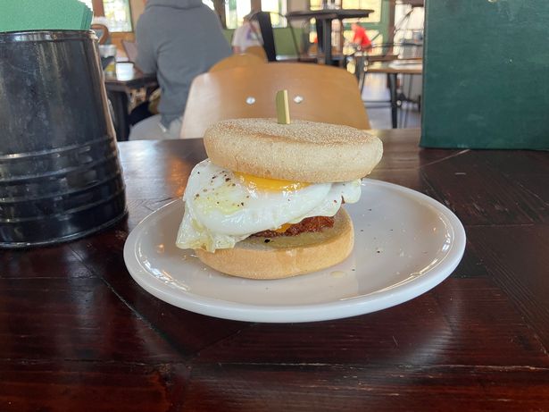 Station South offers a variety of food and drinks, including the 'Manc Muffin'