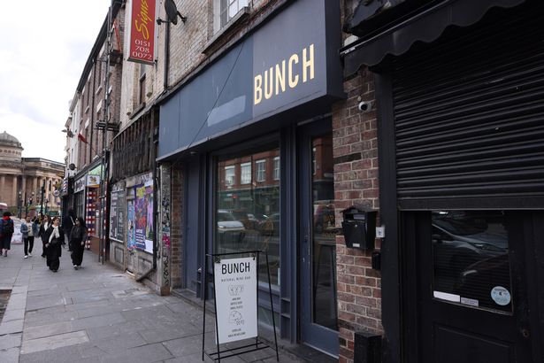 Bunch Wine Bar on Berry Street in Liverpool