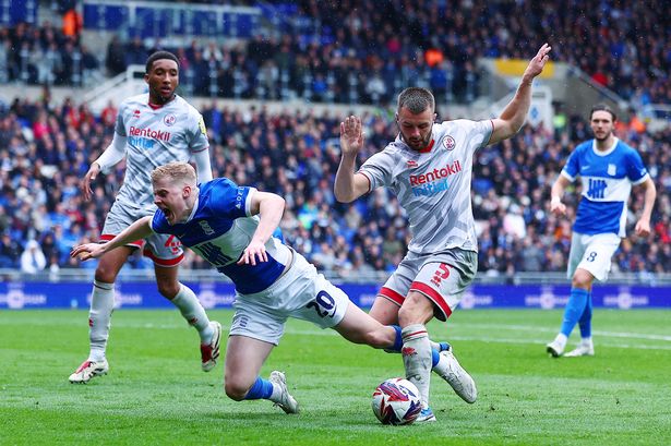 Alex Cochrane in action for Birmingham City against Crawley