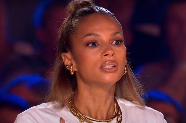 Alesha Dixon was visibly concerned after Manho Han's act went wrong on Britain's Got Talent