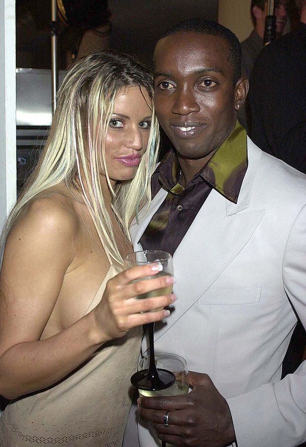 Katie Price and Dwight Yorke