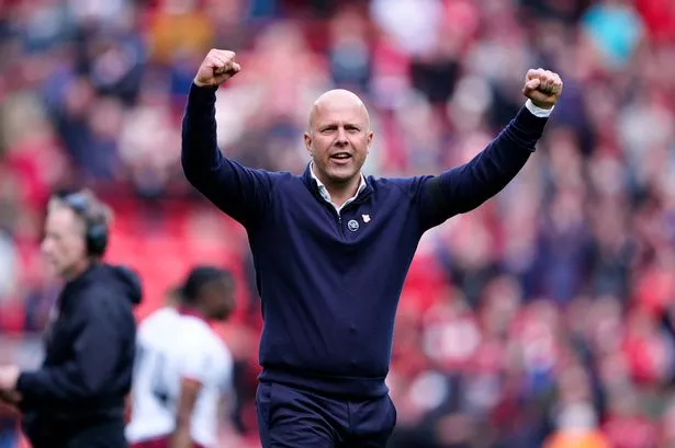 Arne Slot is two wins away from securing the Premier League title
