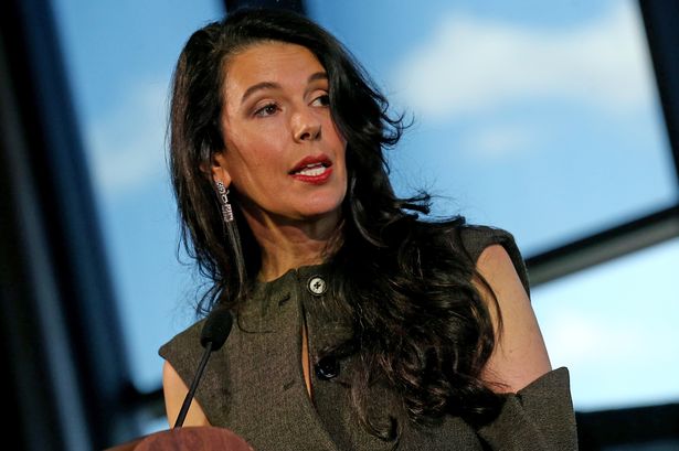  Linda Pizzuti Henry speaks during an event 