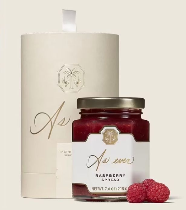 The raspberry preserve is one of the As Ever products