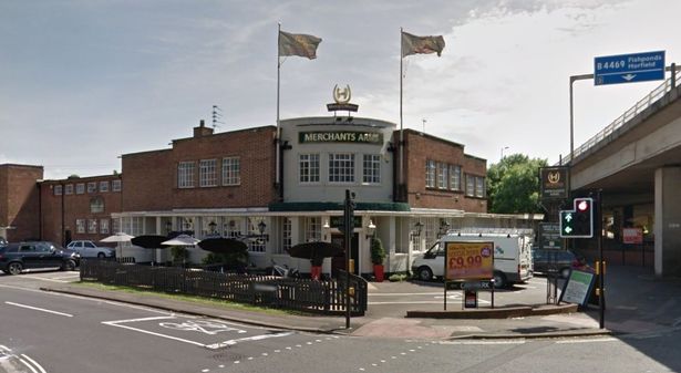 The Merchants Arms, next to the M32 in Stapleton, pictured in 2016, just before it closed