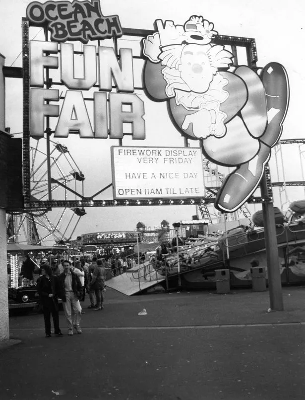 Rhyl's Ocean Beach funfair