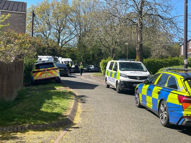 Police at the scene