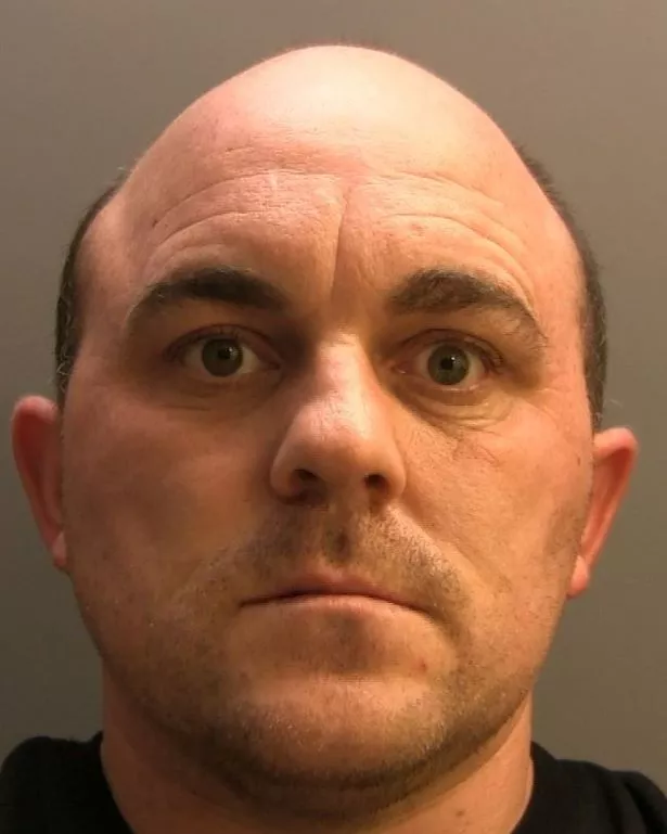 Ricki Hughes pictured when he was jailed in 2021