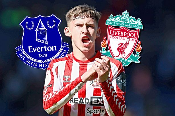 Chris Rigg of Sunderland has been linked with a potential summer transfer to both Everton and Liverpool