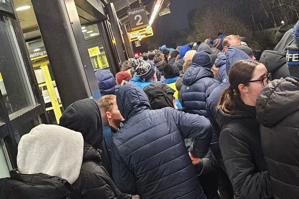 Everton fans have raised concerns about safety issues at Sandhills Station 