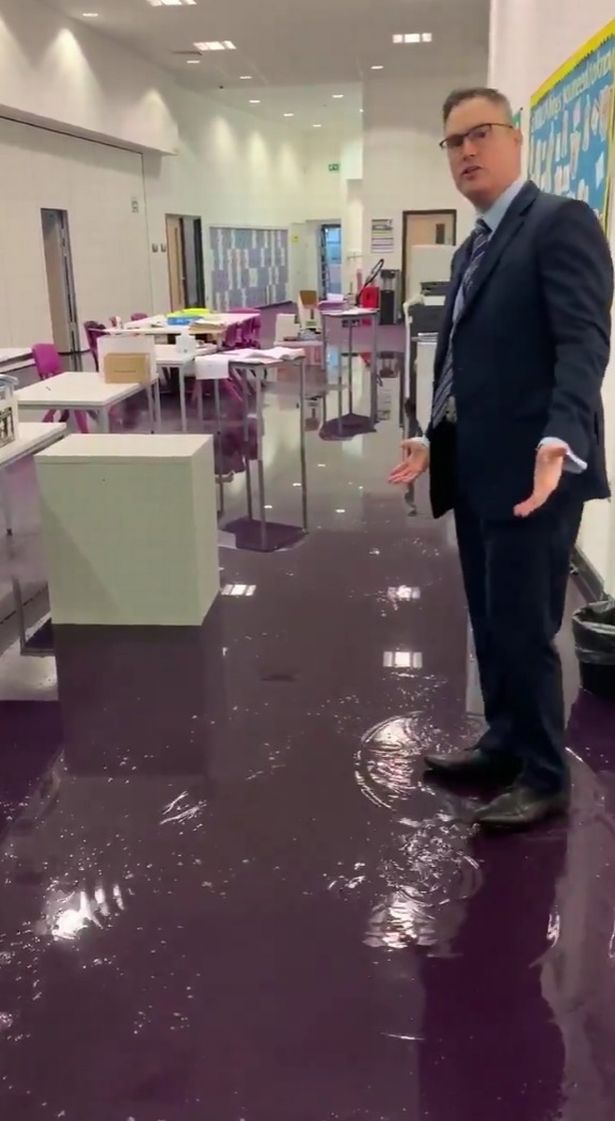 His time at the school has been far from easy dealing with constant leaks and maintenance issues