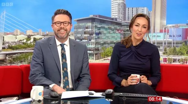 Jon Kay and Sally Nugent