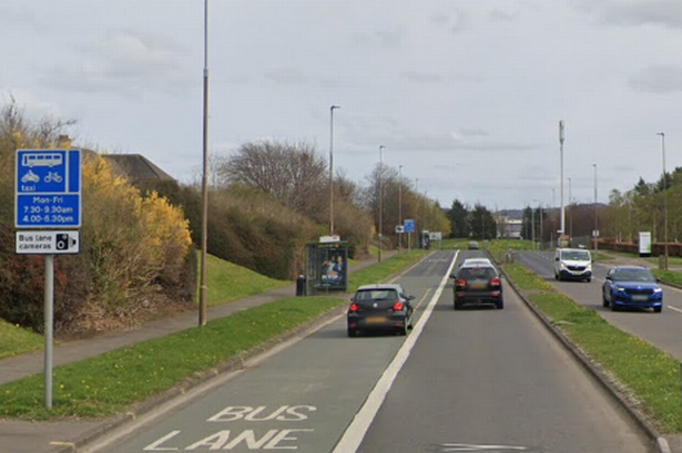 The incident happened on South Gyle Broadway, near Burne Cruik