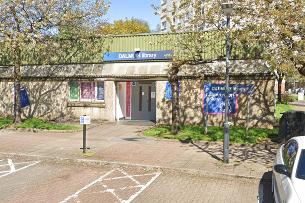 Google Maps view of Dalmuir Library.