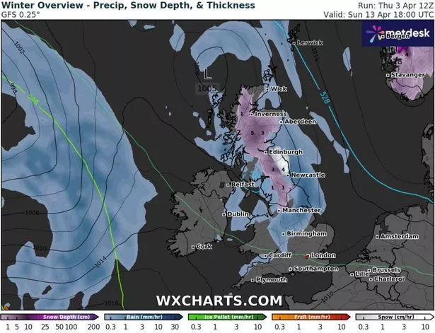 Uk weather map