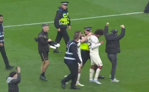 Choudhury was goaded by celebrating Burnley fans