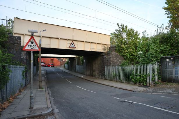 Stalbridge Avenue was cordoned off this evening following a police chase