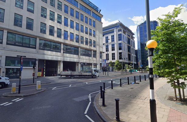 Steelhouse Lane in Birmingham where the new public square could be created