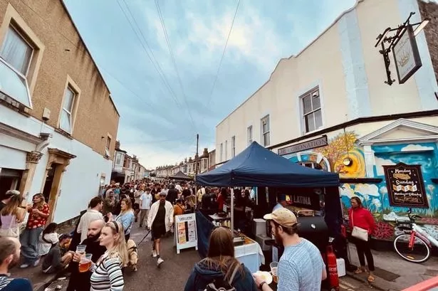 A street party is held every year in Kingston Road, Southville, outside the Coronation pub