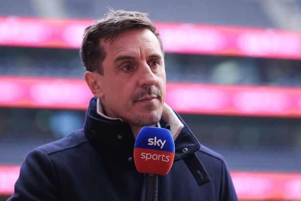 Gary Neville speaking on Sky Sports