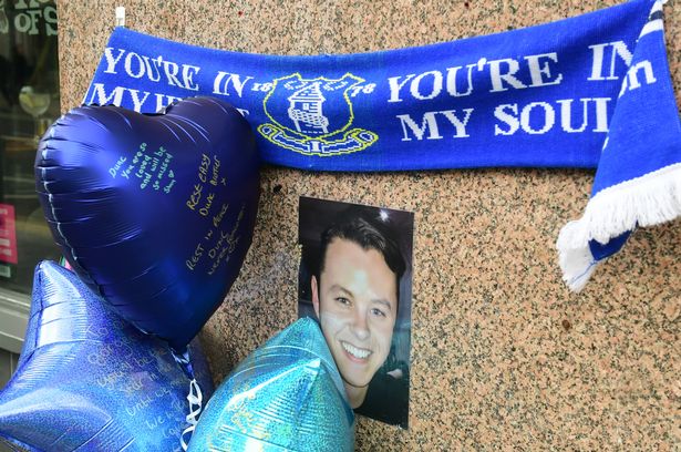 Tributes were left to Duncan at the scene of the attack