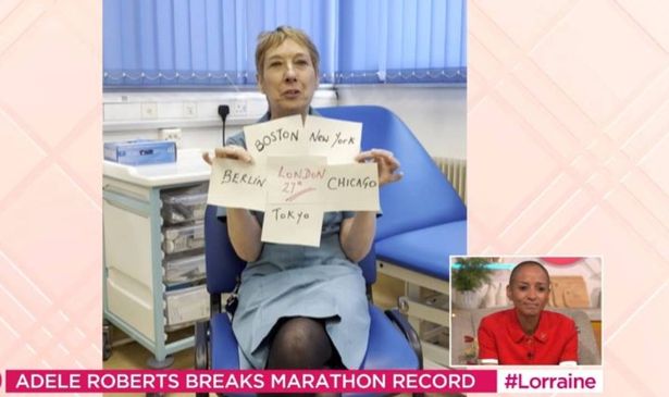 Adele was emotional watching the video from her stoma nurse