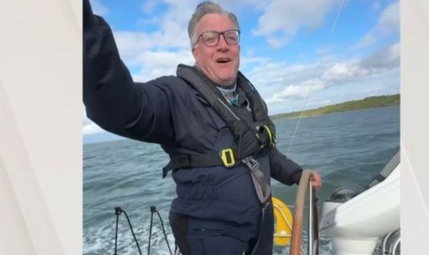 The GMB star enjoyed some time on the water last week