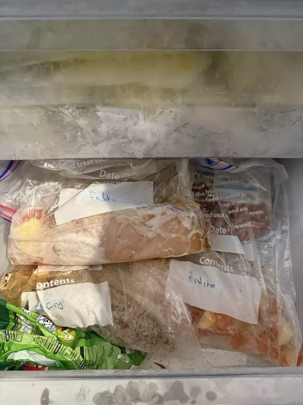 Prepped frozen food.