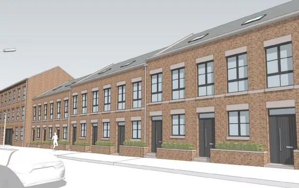 View of the 24-home residential development planned for Hyde