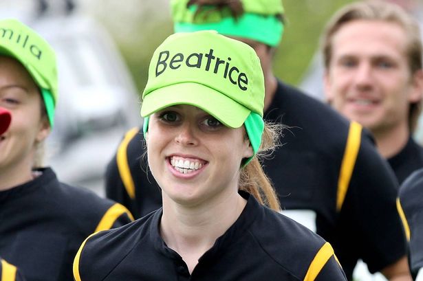Princess Beatrice takes part in the London Marathon in 2010
