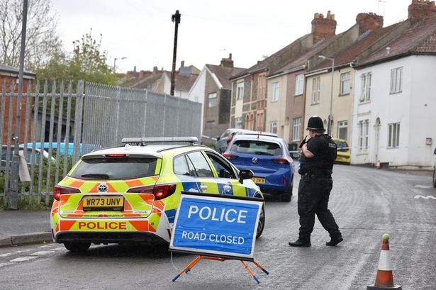 Police road closure at the junction of Rose Green Road and Chapel Lane