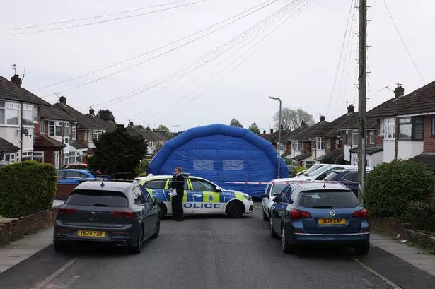 A blue tent was erected on the south Liverpool street