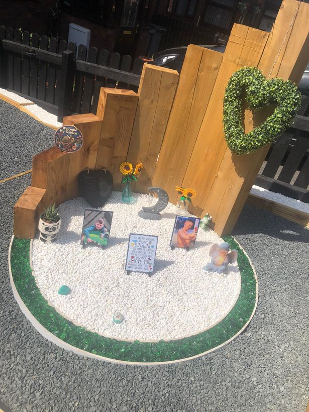 A family memorial to Joshua Dunbar, whose death was described as "the most tragic of accidents"