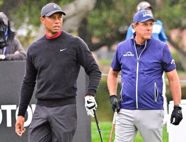 Tiger Woods and Phil Mickelson