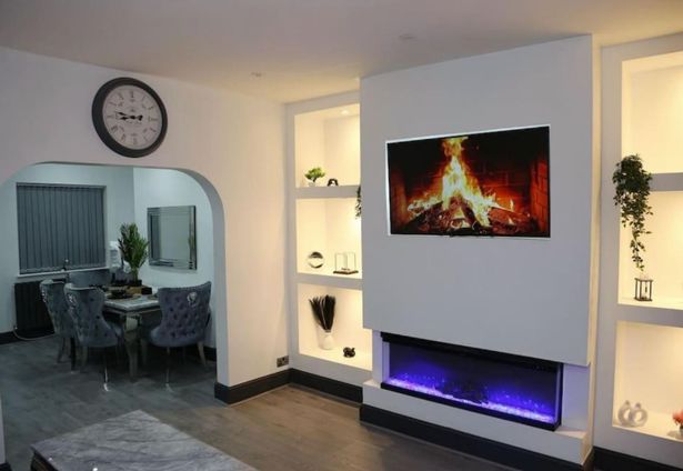The modern interior of the Romney Street party house